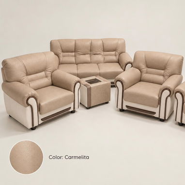 JUEGO DE MUEBLES MADERA BUENA - 6/10