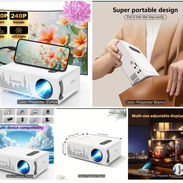 Proyector portátil HD con soporte completo - Img 57013805