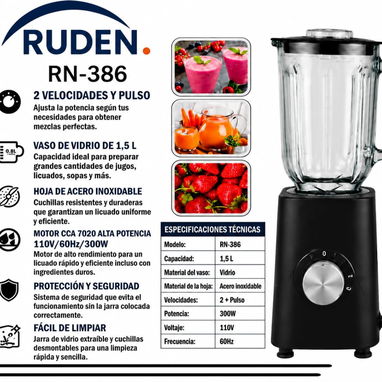 Batidora Ruden 1500mL - Img 126153660