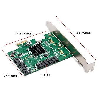 EXCELENTE TARJETA CON _ 4 PUERTOS SATA _PCI EXP 1X _ 59361697 - Img 97499917