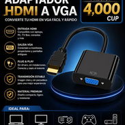 🔥 ADAPTADOR HDMI A VGA DISPONIBLE 🔥 - Img 55932288