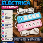 ⚡ SET REGLETA ⚡ ELÉCTRICA DE 4 TOMAS. MENSAJERÍA CON FACTURA Y GARANTÍA. 📲 54833699 - Img 56922878
