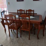 Juego comedor. Mesa con 6 sillas - Img 57851100