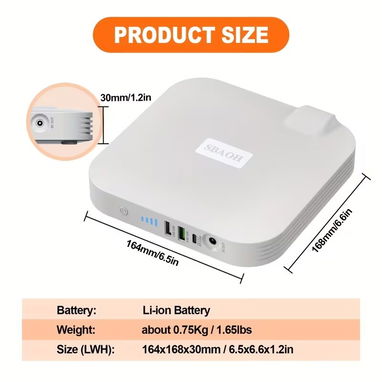 ESTACION DE ENERGIA SBAOH P85 DE 100W Y 88WH (24000MAH). NUEVA EN CAJA A ESTRENAR**52437713 - Img 122826459