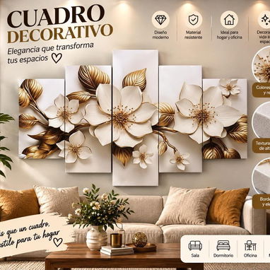 Cuadros decorativos  (Impresos en lienzo y montados en marcos de madera) Medidas: 50x85cm - 7/10