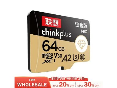 ⭕️ Micro SD Lenovo 64 GB  NUEVA a ESTRENAR por Usted ✅ Tarjeta Micro SD SUPER CALIDAD - Img main-image