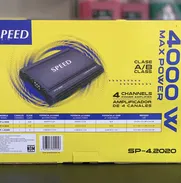 Amplificador SPEED Audio SP-4.2020* ⚡ 4000W de potencia máxima 🎚️ 4 canales - Img 49807642