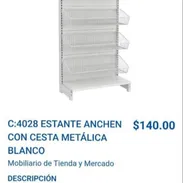 Estante Anchen con cestas Metálica - Img 56765623