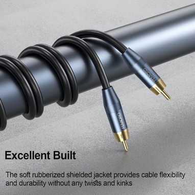 ☎️53544655 🛵 Entrega Disponible ⭐ Cable para Subwoofer RCA 10 ft (3 metros) – Coaxial Blindado⭐ - 2/6