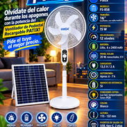 🔥VENTILADOR RECARGABLE DE PEDESTAL CON PANEL 🔥 - Img 57861040