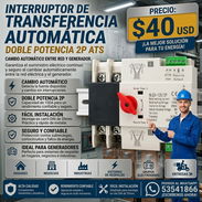 INTERRUPTOR DE TRANSFERENCIA AUTOMÁTICA 2P ATS - Img 57762844
