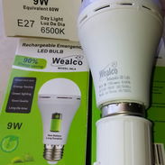 Bombillos Recargables de 9W. Cargan directo a la corriente. Precio: 1500 mn - Img 56225161
