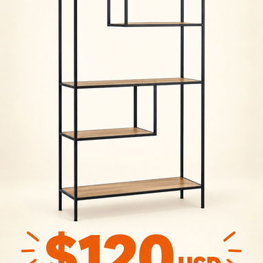 Muebles y Estantes Modernos MDF / Metal - 6/9