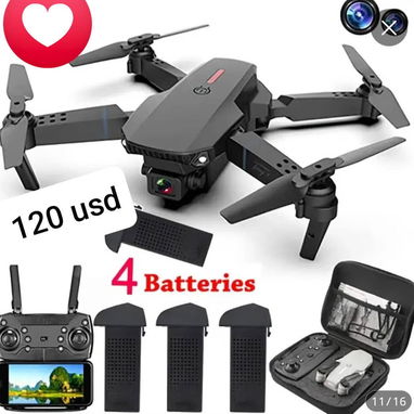 Aviones de control remoto, drones. Modelos E88 pro y otros. - Img 114303227