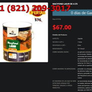 Lasur Macyfond 4L 4 Litros de Protección Profunda para Madera VPT-0154 - Img 54456424