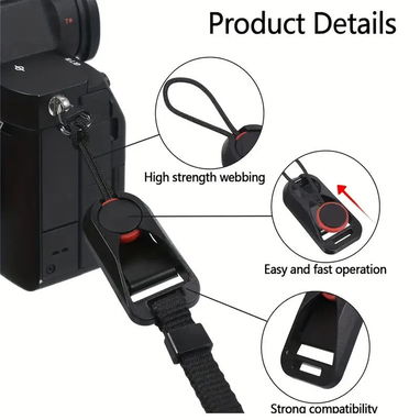 Correa de hombro para Camara con liberación rápida y ancha | Correa de hombro para cámara | C... | videojuegoshabana.com - Img 123169580