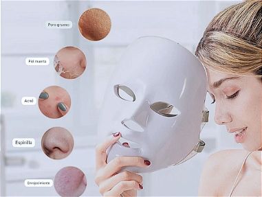 Máscara facial led para tratamientos→52685474 - Img main-image-45647629