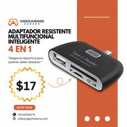 Adaptador resistente multifuncional inteligente 4 en 1 | videojuegoshabana.com - Img 55587661
