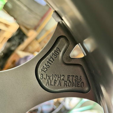 llantas nuevas, originales de Alfa Romeo 19x8, Con gomas nuevas incluida pulgadas - 4/4