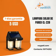 Lámpara solar de pared - Img 56561401