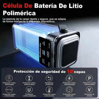 Banco de baterías recargables gran capacidad 100000 mAh - 8/8