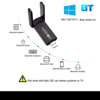 Wi-fi USB Bluetooth para conexión a internet. Para su Laptop o PC - 3/3