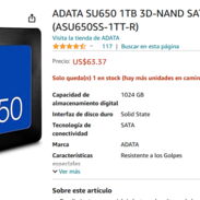 SSD ADATA 1TB NUEVO SELLADO CAJA - Img 45498197