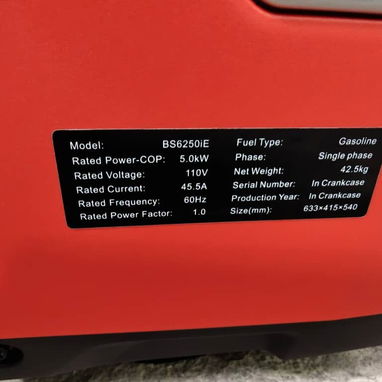 Se vende generador eléctrico de gasolina de 5 kW - 2/7