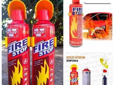 Extintores contra incendios para autos motos y más con su base para ponerlo donde desee - Img main-image