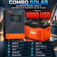 Inversor PowMR 4000W + Batería EcoWorty 25.8V 100Ah - Img 57893803