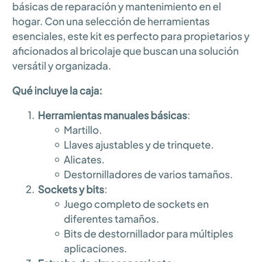 Hyper Tough Juego de Herramientas Domésticas de 215 piezas 🌐 Martillo, alicates, destornilladores, pinzas y más - 3/3