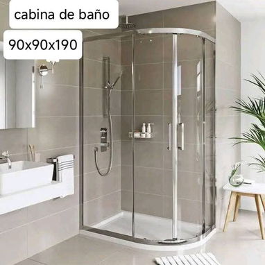 Cabinas para baño, cuadrada y semi redonda - Img 122075417