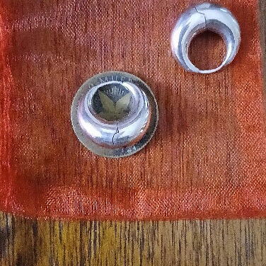 Argollas de plata 925 cifradas. - 4/4