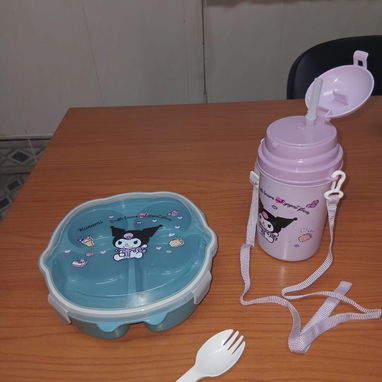LONCHERA INFANTIL CON COMPATIMENTOS +BOTELLA CON SORBETE:6USD* - Img 125843500