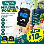 Pesa Digital Portátil Buytiti Max 50Kg de 50g - Img 58069293