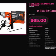 Taladro Finder 710W 13mm 2800rpm percutor profesional, Taladro impacto Finder 710W 13mm empuñadura lateral . - Img 57354690