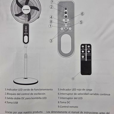 🔋65 USD🔋 VENTILADOR RECARGABLE STAVEL. MENSAJERÍA CON FACTURA Y GARANTÍA. TLF 54833699 - Img 107579330