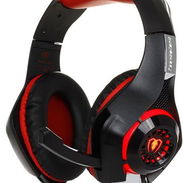 Audífonos Gamer GM-1 – PS4, PC, Xbox One y Móviles – Negro/Rojo - Img 53049294