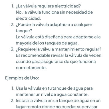 Válvula flotante para tanque - Medida ½ Media y ¾ tres cuartos - Modelo Vertical y Horizontal 🌐 - 7/7