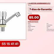 LLAVE DE LAVAMANOS S.P.C VPT-0183 - Img 56216133