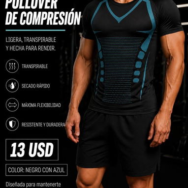 Pullover de compresión, pullover deportivos para hombre, camisetas, licra para hombre - Img 124253635