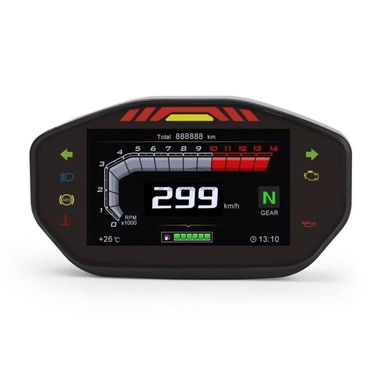 Velocímetro Digital Universal para Moto de gasolina - 4/4