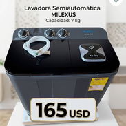 Lavadora SEMIAUTOMATICA MILEXUS 7KG NEGRA:165USD - Img 54898647