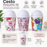 Cesto de basura encimera Hermoso y Pequeño 5 litros. Precio: $ 6 USD - Img 57533248