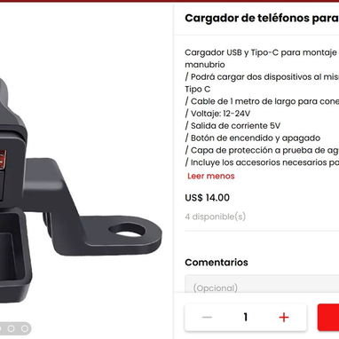 Soportes de teléfono para motos//Cargadores de teléfonos para motos//Nuevos - Img 100545596