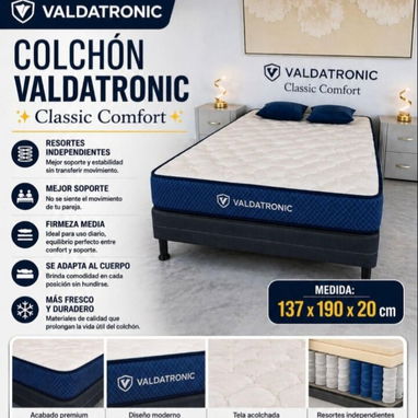 Colchones cameros originales de caja 10 pulgadas entrega a domicilio sin costo adicional en toda la Habana - Img 122334071