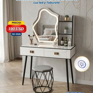 Vanity con espejo y luz led 190 usd mensajería disponible para toda la habana - Img 55802153