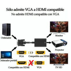 Adaptadore VGA-HDMI - Img 100666268