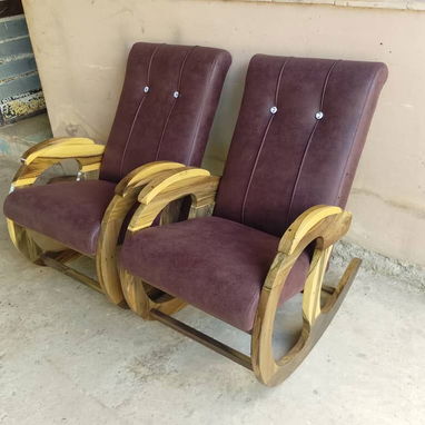 Sillones de Madera Tapizado del Color de su Preferencia - 3/3