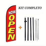 Banderolas "OPEN NOW", kit Completo. - Img 57563813